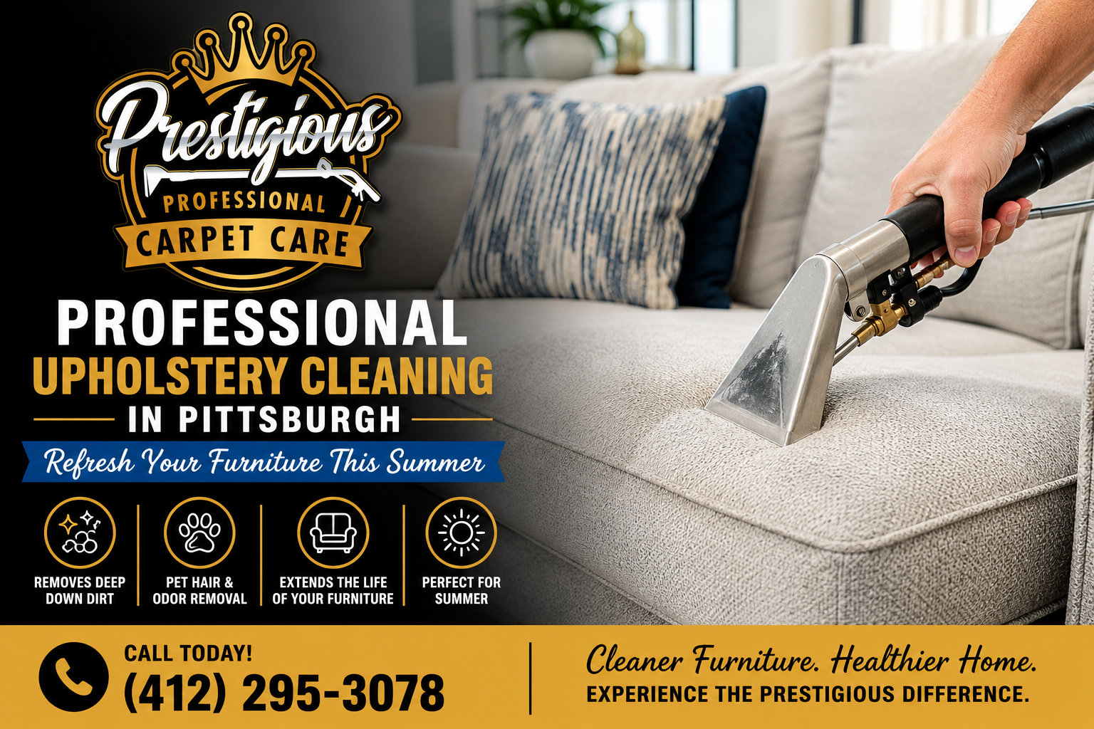 Prestigious Professional Carpet Care Upholstery