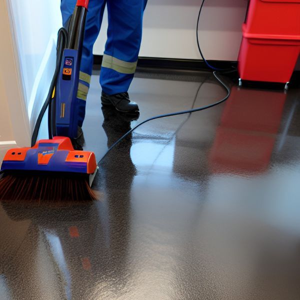 VCT Floor Waxing and Stripping Service